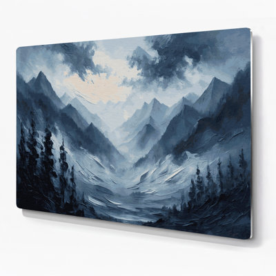 Art d'Halloween, paysages brumeux en métal gris