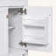 Meuble-lavabo de 30 pouces avec lavabo en céramique, armoire de salle de bain simple blanche moderne avec 2 portes et une tablette, portes à fermeture en douceur