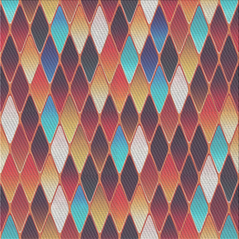 Proulx Geometric Indoor Rug, Square 4'