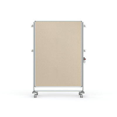 Nexus Ghent No Fabric Freestanding Metal Bulletin Board