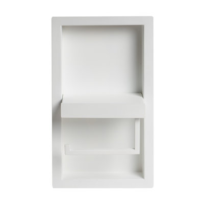 PVD Stainless Steel Recessed Toilet Paper Holder / Bathroom Niche