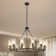 Chakra 12 - Light Dimmable Chandelier Modern Farmhouse Chandelier Extra Large Chandelier Light Fixtures For Dining room