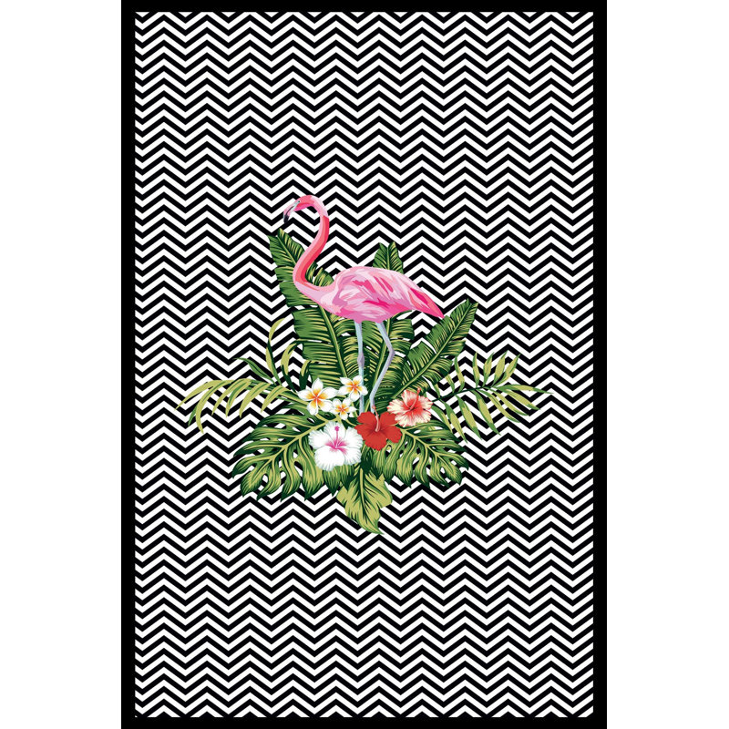 Tapis tissé de qualité supérieure, 100% polyester, 5,9 x 9,2 pi, 650 g / m² | Antibactérien, antidérapant, impression numérique 3D | Lavable à la machine, hauteur des poils doux: 0,3 po | Parfait pour le salon et la chambre à coucher