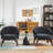 Debbera 25.98'' Upholstered Velvet Accent Chairs-56219337