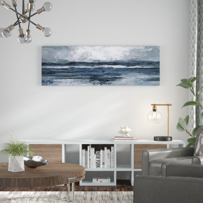 «Dark Vast Ocean III», reproduction sur toile tendue