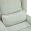 Fauteuil inclinable électrique pivotant, rembourré Boucle 360 ° avec base 5 étoiles - vert clair-629755347