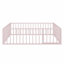 Structure de lit en métal avec clôture et porte-207706747-207706746