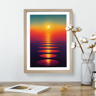 Epic Sunset View - Single Picture Frame Print