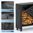 8ft Firewood Rack With Cover