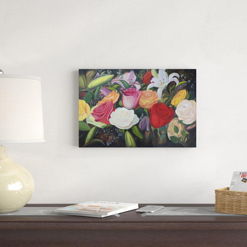 Abondance florale I, H 12 po x l 18 po