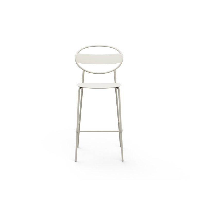 Tabouret de bar 25 po Sole, Blanc