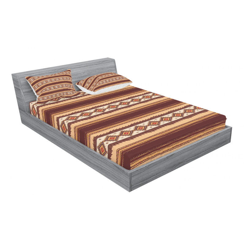Microfiber Sheet Set, Queen Sheet Set with Fitted Sheet