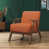 Tissu orange