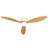 Ceiling Fan With Light, -Slim Flush-Mount Design, 3 ABS Plastic Blades, Remote Control Included, 6-Speed Adjustment, Reversible DC Motor, Quiet Operation-1704116033