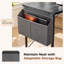 Bureau d'ordinateur en L Nahant avec chaise ergonomique multifonctionnelle à haut dossier-132144102