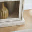 Armoire d'appoint Mesa avec portes et tablettes en verre rabattables-99302666