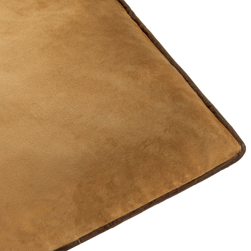 Meridian Square Cushion, Brown Plain