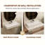 Los Flexi 39" x 16" Bathroom Trough Sink, Above-Counter and Wall-Mount, Includes Pop-Up Drain