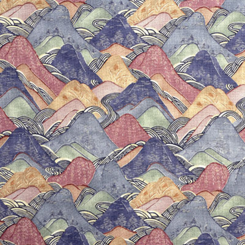 Edo Linen Fabric, Opal