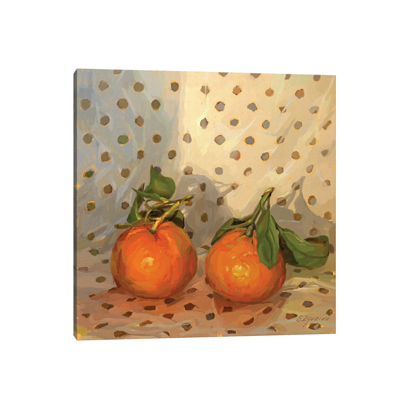 Clementines 1 Piece Wall Art on Canvas, 66.04 cm H x 66.04 cm W, Canvas