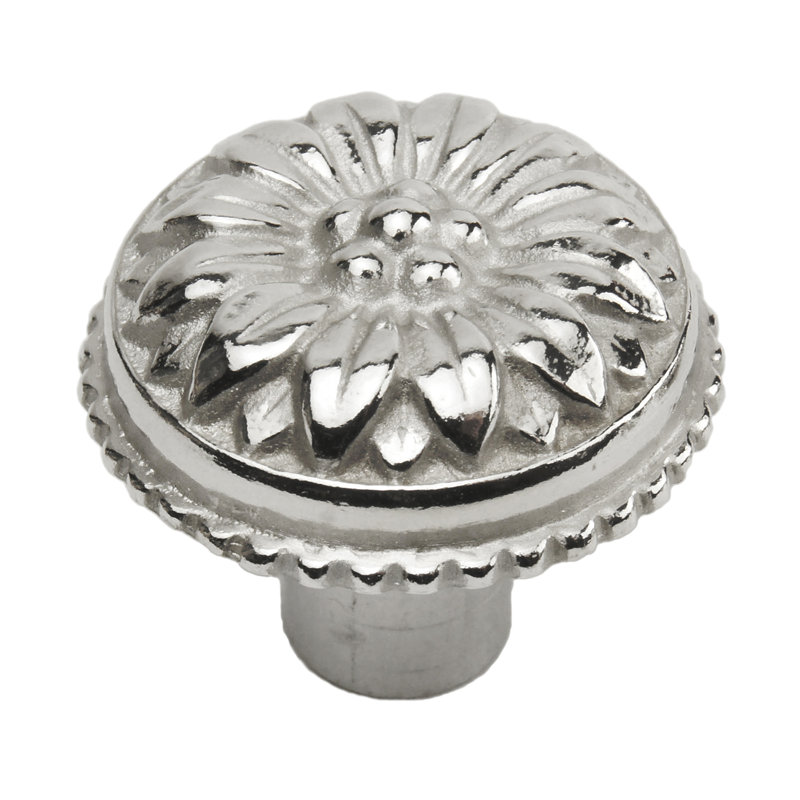 Acanthe à gros boutons style Rosette , Chrome