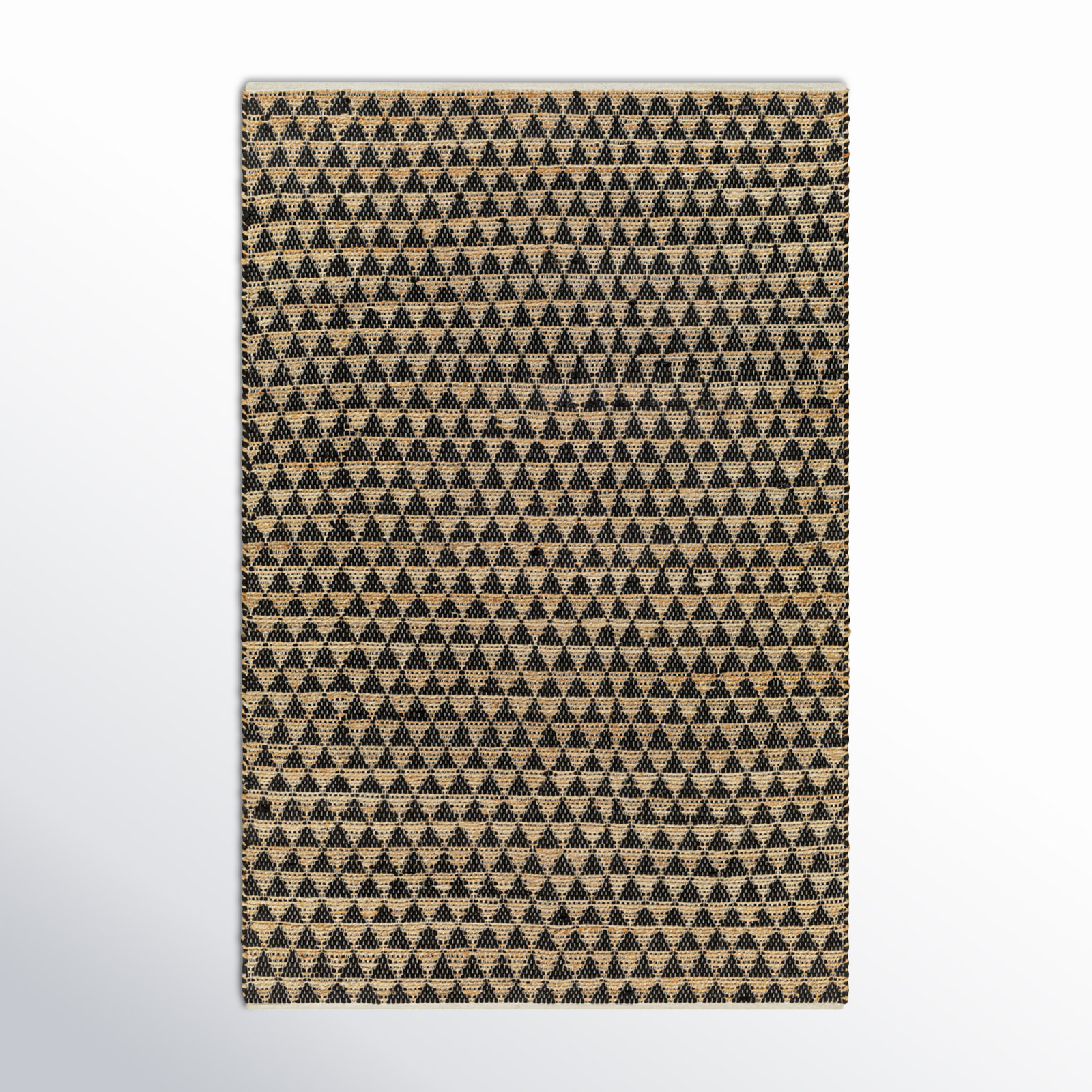 Addy Hand-Woven Geometric Jute Rug, Rectangle 8' x 10'