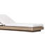 Chaise longue d'extérieur inclinable en teck