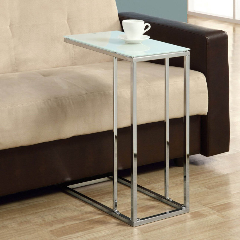 Table de bout en verre