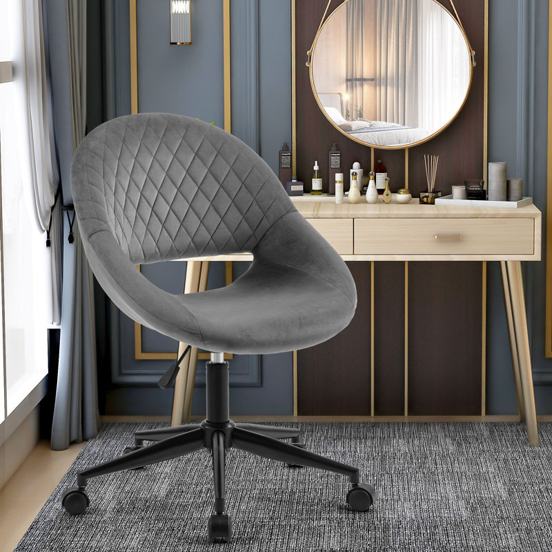 Atoria Velvet Conference Chair, Grey