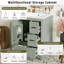 Meuble-lavabo moderne avec lavabo en céramique-124009323