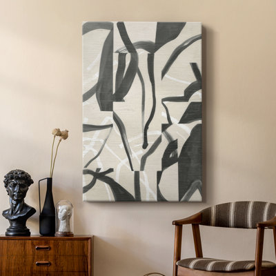 Ink Maze I -Custom Wrapped Gallery Cavas