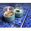 Carreau de mosaïque en porcelaine 4 po x 4 po Monet