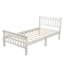 Lit plateforme simple en bois avec tête et pied de lit-1325124577