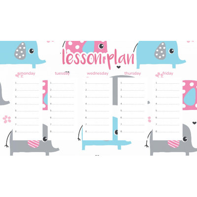 Magnetic Lesson Plan Sweet Elephants