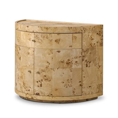Burl Oak Nightstand