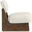 Fauteuil d'appoint en cuir Vetra Lystra-121555200-121555202