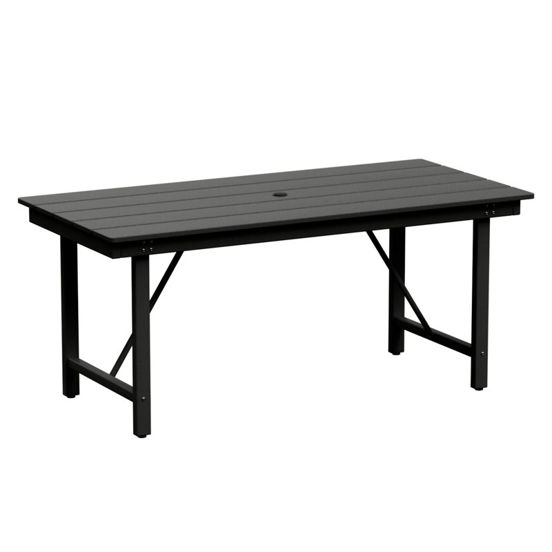 Table de salle à manger Durable, Noir, noir, noir, noir