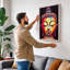 Rainbow Buddha Modern 1 Piece Wrapped Canvas Wall Art-136702205-136702208