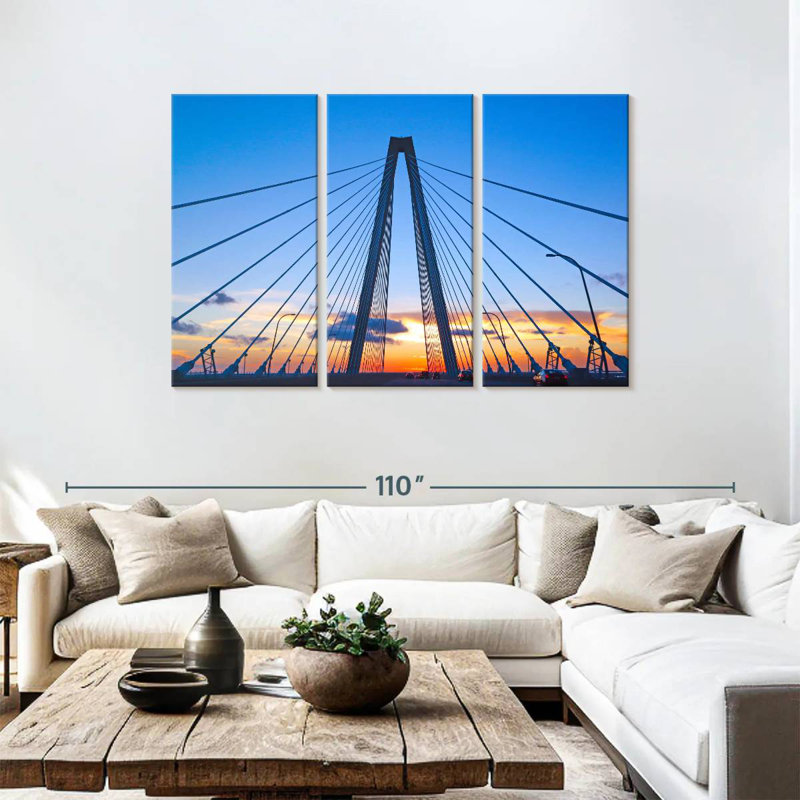 Lilie Ravenel Bridge Tower, H 48 po x l 74 po
