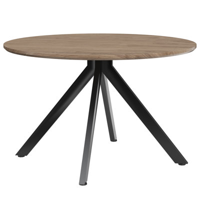 Saveta Round Metal Base Dining Table