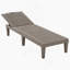 Chaise longue de patio moderne Lumora avec dossier réglable et matériaux résistants aux intempéries-115694789
