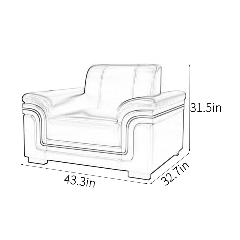 Chaise d'appoint moderne et simple