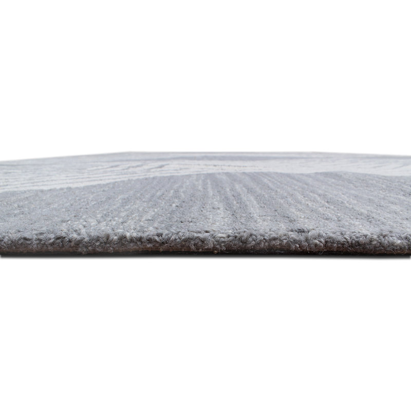 Tapis gris / ivoire Gardy, Rectangle 7 pi 6 po x 9 pi 6 po