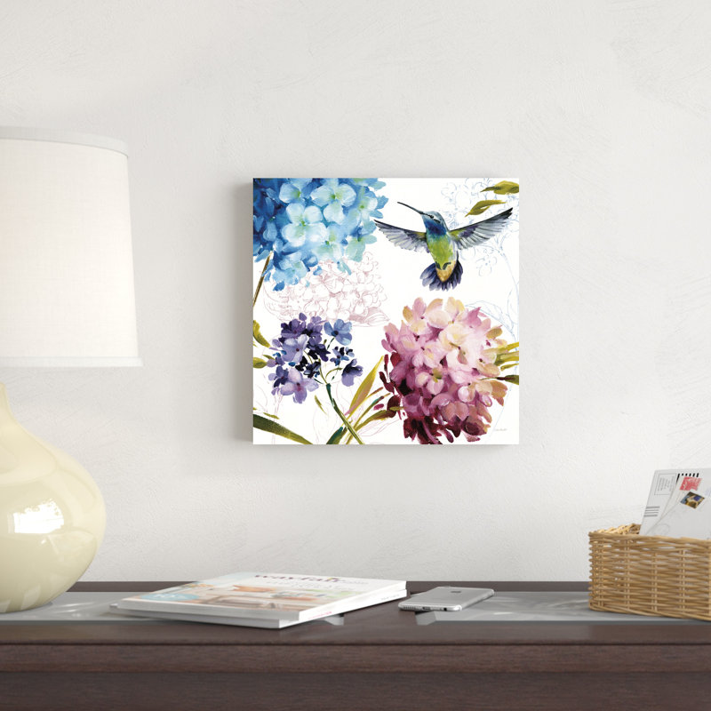 " Spring Nectar Square III ", 12" H x 12" W x 1.25" D