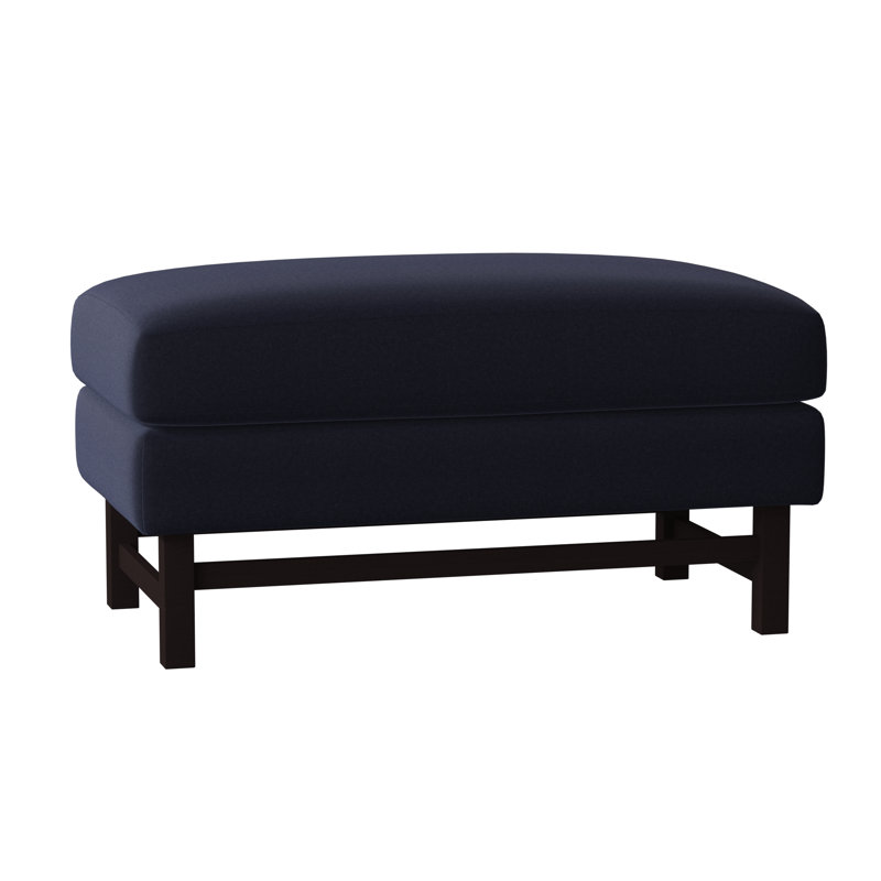 Edward Ottoman, Margaret Uniform, Vintage Ebony
