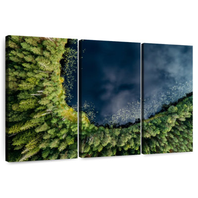 Nuuksio, lac et arbres