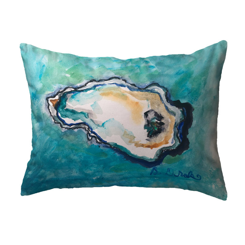 Outdoor Reversible Throw Pillow, 11"H x 14"W