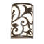2 - Light Flush Mounted Sconce