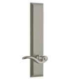 Grandeur Fifth Avenue Tall Plate Privacy with Bellagio Lever