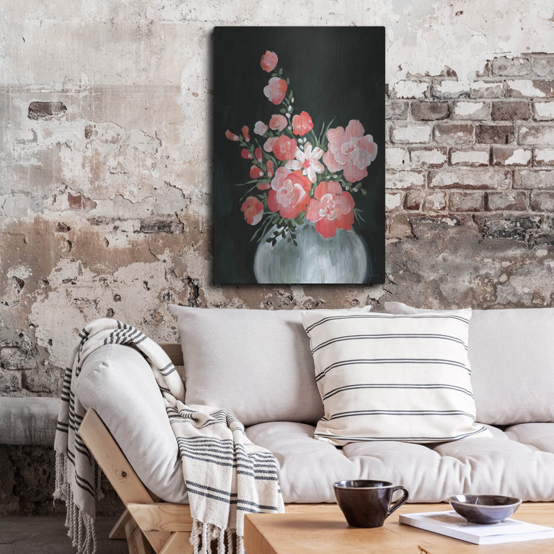 «Botanical Blooms 1» par Yvette St. Amant, art mural en métal, H 36 po x l 24 po